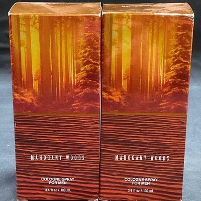 Lot 2 Bath & Body Mahogany Woods Cologne NIB
