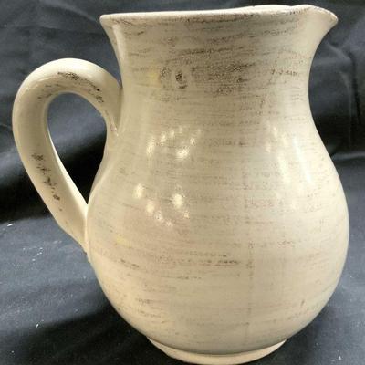 Ceramic Pitcher Vessel Cream ITALY
