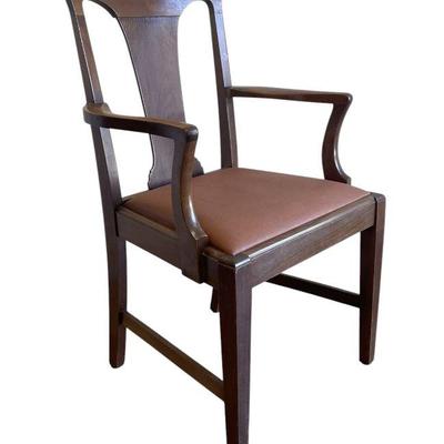 TRADITIONAL CHERRY ARM CHAIR