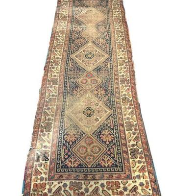 HAND KNOTTED PERSIAN HAMADAN RUNNER