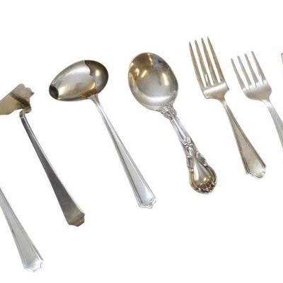 7 PC STERLING SILVER BABY - MEDICINE