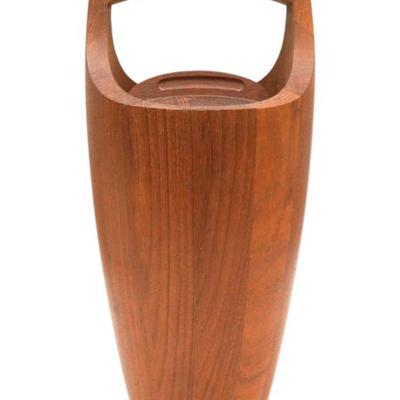 VINTAGE TEAK ICE BUCKET BY JEN H.QUISTGAARD FOR DANSK