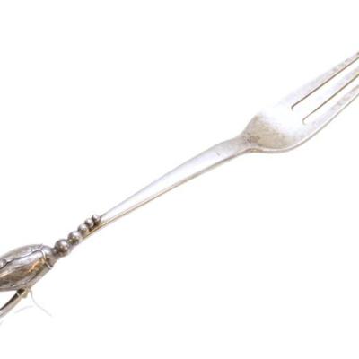 GEORG JENSEN 1919 STERLING SILVER BLOSSOM DINNER FORK