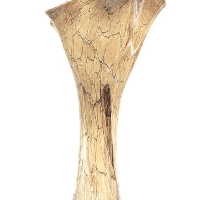 TALL JOZEFINA KROSNO POLAND TALL ART GLASS VASE
