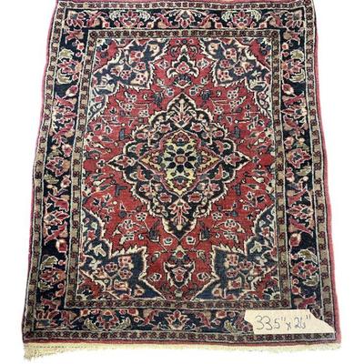 PERSIAN KASHAN HAND KNOTTED RUG