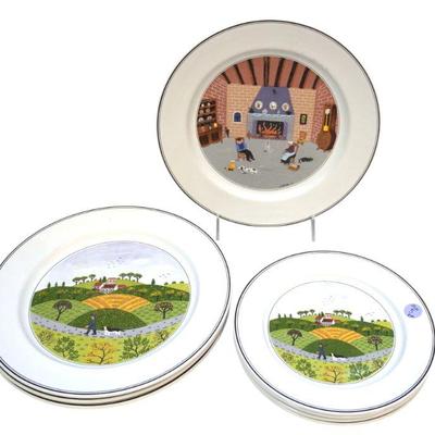 8 VILLEROY & BOCH DESIGN NAIF PLATES