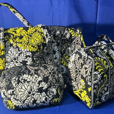 Three Piece Vera Bradley baroque Travel duffel Set