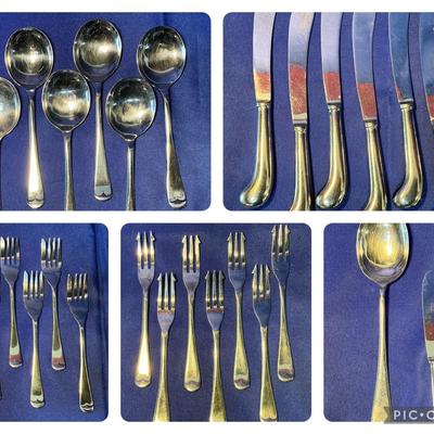 Sheffield England Gentry Stainless Steel Flatware