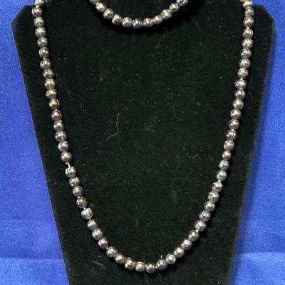 Black Pearl Necklace