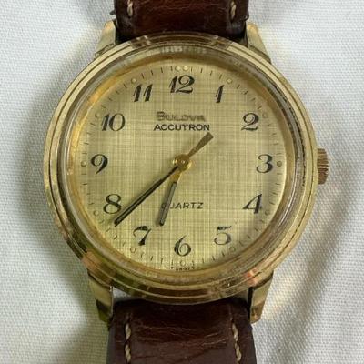 1978 Bulova Accutron 10k RGP Back Watch