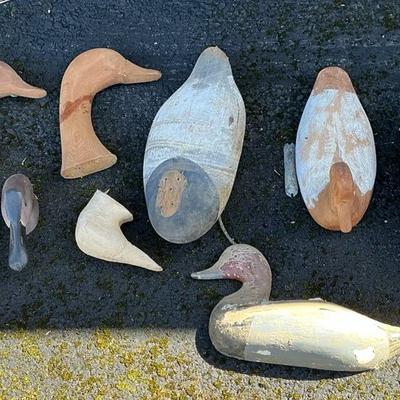 Unfinished Duck Decoys