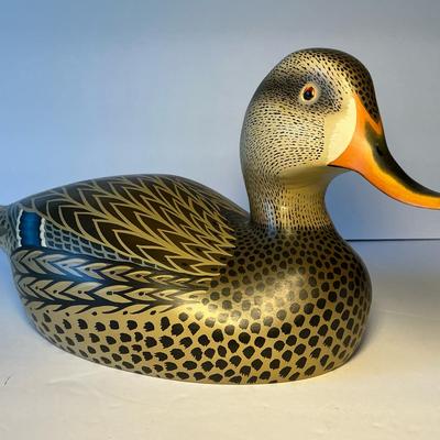 Roger Lent Signed Duck Decoy (DD11)
