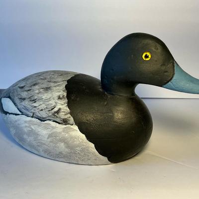 Painted Bluebill Duck Decoy (DD31)