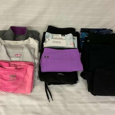 Women’s Sz S-M Athletic Clothing Incl NWT Belleza, RBX, Pebble Beach