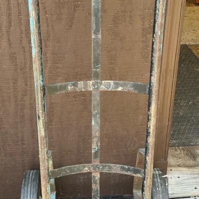 Blue Metal Hand Truck