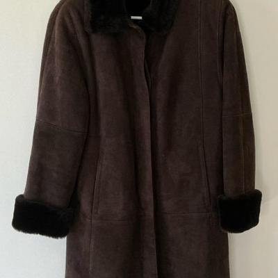 Clifford Michael Brown Lambskin Coat XS