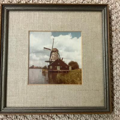 Framed Photo Of Zaanse Schans, Holland 1978