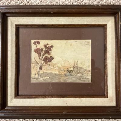 Shirley Capron One Of A Kind Woodwork Framed 1989
