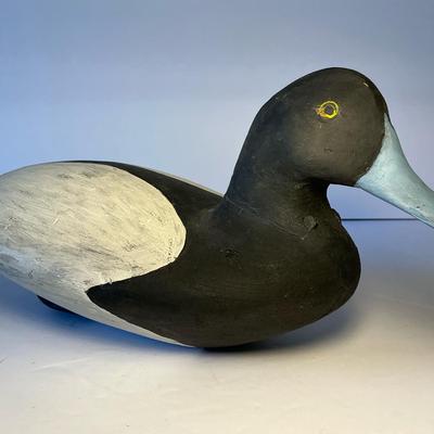 Frank O. Smith Repainted Bluebill Duck Decoy (DD27)