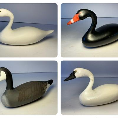 Hand Made Swans & Goose (8 Inch) (DD41)