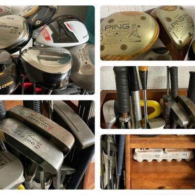 Golf Clubs (Left Handed) Including Many Drivers 