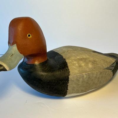 Signed Redhead Duck Decoy (DD8)