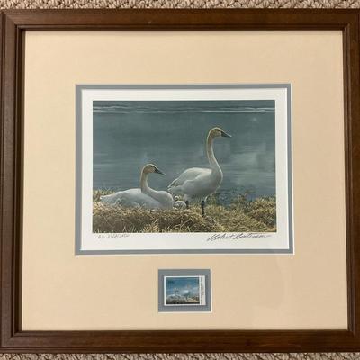 Robert Bateman “Wide Horizon Tundra Swans” Signed Print
