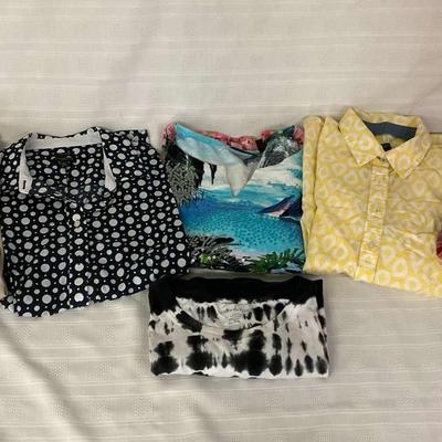 Ladies Casual Button Down Incl Columbia And Talbots