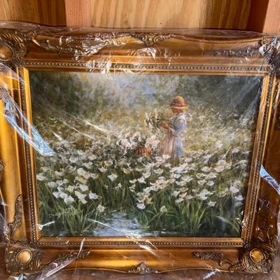Girl Flowers Donny Finley