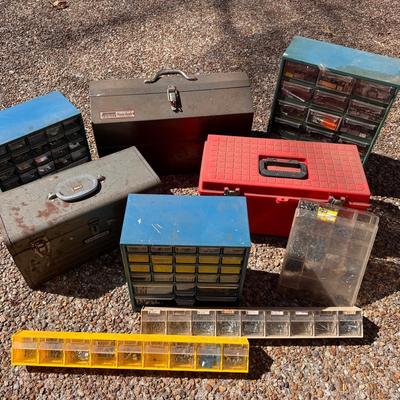 Lot 228: Tool Chests And Fastener Storage  