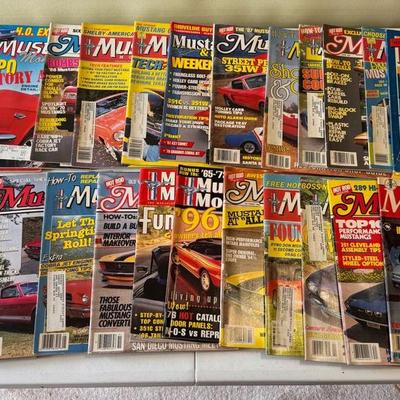 Lot 257: Mustang Monthly 80/90’s Magazine Collection