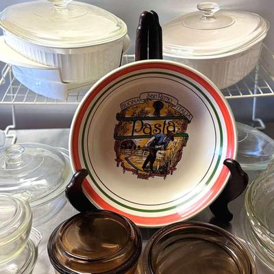 Lot 114: Casserole Dishes Of Every Size, Pie Plates…