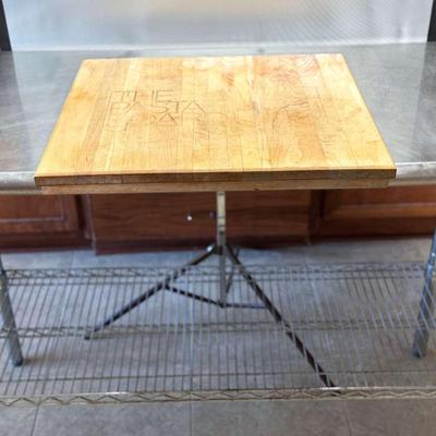 Lot 108: Stainless Steel Kitchen Workstation And Cutting Board