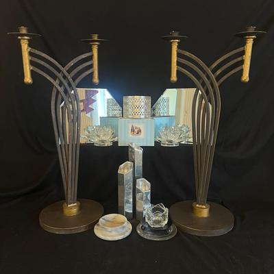 Lot 315: Assortment Of Candle Holders