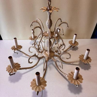 Lot 261: Metal Decorative Chandelier 