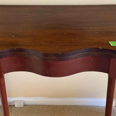 Lot 135: 19th Century Sheraton Flip Top Game Table
