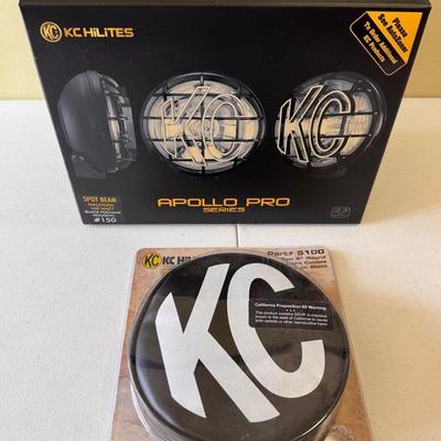 Lot 254: KC HiLites Apollo Pro Series Head Lights With Covers