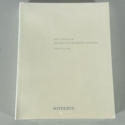 Jackie Kennedy Sothebys Catalog | Sotheby's Auction Catalog from The Estate of Jacqueline Kennedy Onassis, April 23-26, 1996. - h....