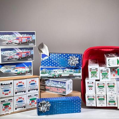 (18pc) Hess Trucks | A large group of Hess Trucks, including multiples.