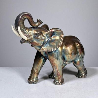 Arnaldo Giannelli Sterling Elephant | Elephant sculpture in sterling silver by Arnaldo Giannelli (Italian, 1907-1970), signed "A....