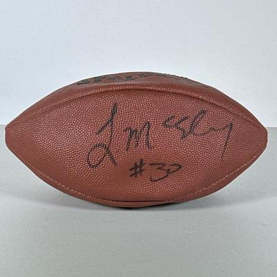 Signed Football | Autographed football signed #30