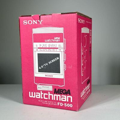 Sony Mega Watchman | h. 12 x w. 8 x d. 8 in (box)