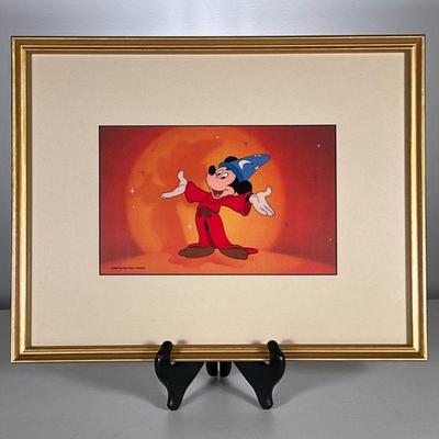 Disney Cel | Mickey's 60th Birthday 1988, showing Mickey Mouse Sight 6 x 9.25 in. With Amazing Gallery, NY label on verso. - h....
