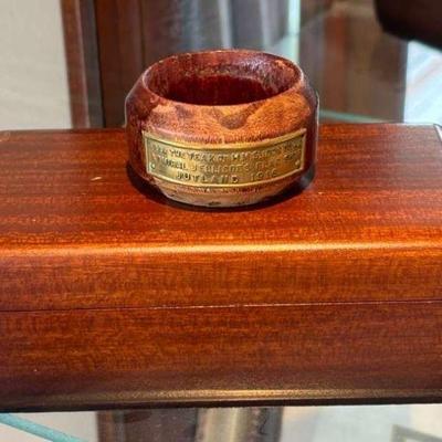 A piece of teak from the iron duke" 1916