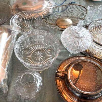 Formal dining serving items bowls & more