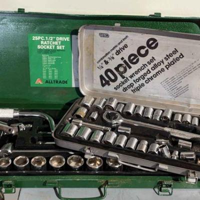 Two socket sets pro alltrade