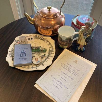 Windsor castle plate coronation bible and more