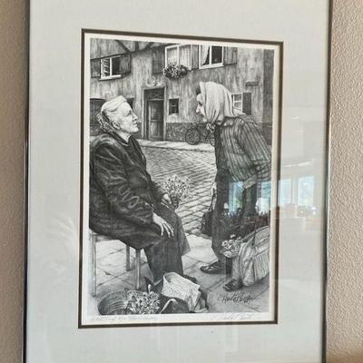 Harold bluestein artist proof print