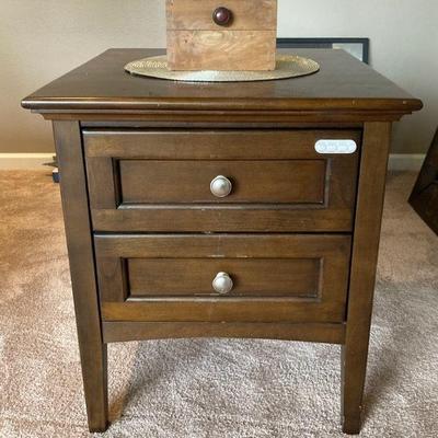 2 drawer side table