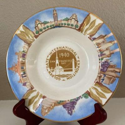 1940 golden gate international exposition ashtray